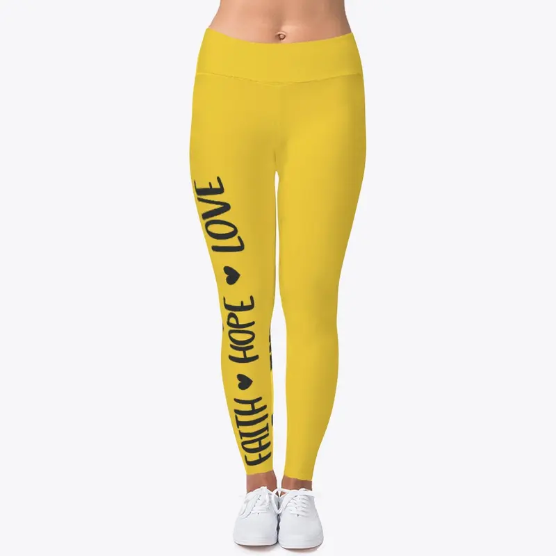 Faith, Hope, Love leggings