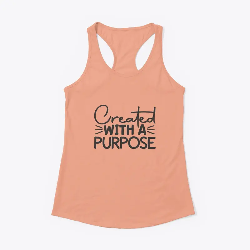 Created With A Purpose Racer Back Tank