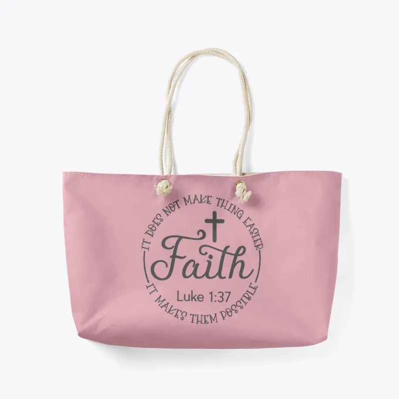 Faith Weekender Tote